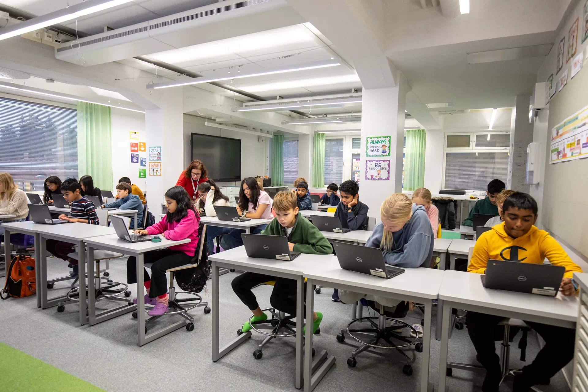 Kuva luokkahuoneesta